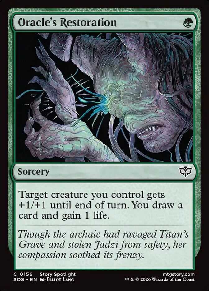 Oracle's Restoration