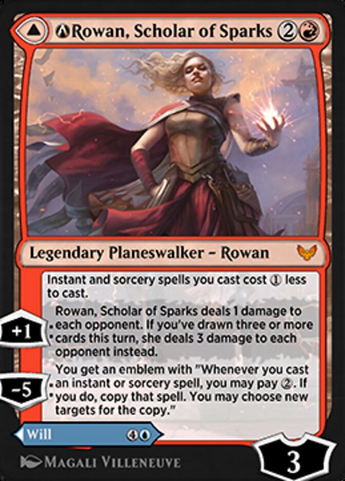 A-Rowan, Scholar of Sparks // A-Will, Scholar of Frost